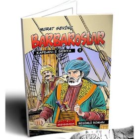 Barbaroslar 3 Kaptan-ı Derya Resimli Roman Murat Sevinç