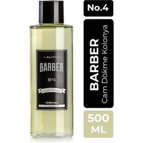Barber No.4 Klasik Seri Cam Şişe 500 ml Kolonya