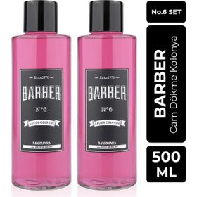 Barber No.6 Klasik Seri Cam Şişe 500 ml Kolonya