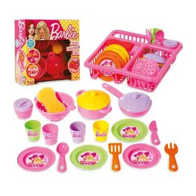 Barbie 01753 21 Parça Bulaşıklık Seti
