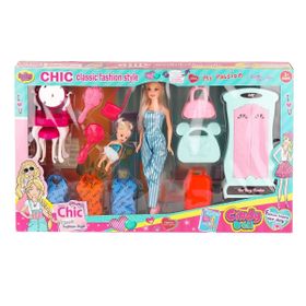 Barbie 02259 Cindy Doll Dolaplı Bebek Oyun Seti
