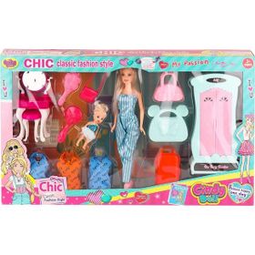 Barbie 02259 Cindy Doll Dolaplı Bebek Oyun Seti
