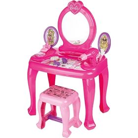 Barbie Ayaklı Makyaj Masası ve Sandalye Seti