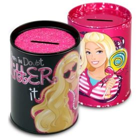 Barbie B-6258 Lisanslı Metal Kumbara