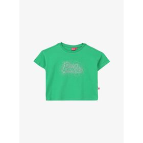 Barbie BRB4SG-TST6004 Yeşil Kız Çocuk T-shirt