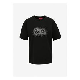 Barbie BRB4SL-TST6052 Siyah Kadın T-shirt