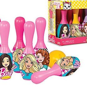 Barbie Çocuk Bowling Seti 6 Duba 2 Top Oyun Seti
