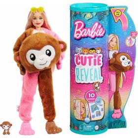 Barbie Cutie Reveal HKP-97 HKR-01 Tropikal Orman Serisi Maymun