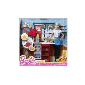 Barbie DMC36 Makarna Şefi ve Mutfak Oyun Seti
