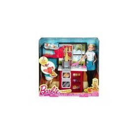 Barbie DMC36 Makarna Şefi ve Mutfak Oyun Seti