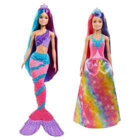 Barbie Dreamtopia Uzun Saçlı Bebekler Deniz Kızı
