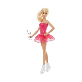 Barbie DVF50-FFR35 Buz Patenci Kariyer Bebekleri