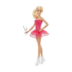 Barbie DVF50-FFR35 Buz Patenci Kariyer Bebekleri