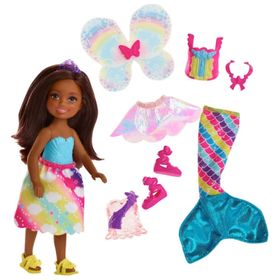 Barbie FJC99-FJD01 Dreamtopia Chelsea Ve Kıyafetler Oyuncak Bebek Aksesuarı
