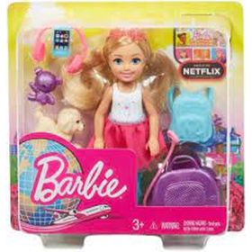 Barbie FWV20 Barbie Seyahatte Chelsea ve Aksesuarları