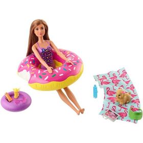 Barbie FXG37-FXG38 Barbie'nin Ev Dışı Dekorasyon Aksesuarları Oyuncak Bebek Aksesuarı