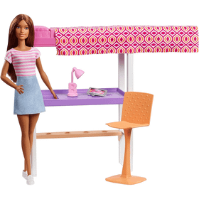 Barbie FXG52 Bebek ve Oda Setleri Çalışma Masası