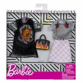 Barbie FYW82-FXJ59 Barbie'nin Kıyafetleri İkili Paket