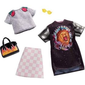Barbie FYW82-FXJ59 Barbie'nin Kıyafetleri İkili Paket