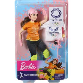 Barbie GJL73-GJL78 2020 Kaykay Olimpiyat Bebekleri Tokyo