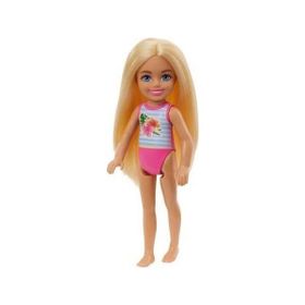 Barbie GLN73-HTK25 Çiçek Atletli Sarışın Chelsea Tatilde Bebekleri