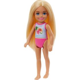 Barbie GLN73-HTK25 Çiçek Atletli Sarışın Chelsea Tatilde Bebekleri