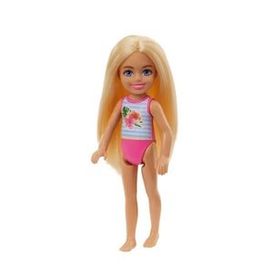 Barbie GLN73-HTK25 Çiçek Atletli Sarışın Chelsea Tatilde Bebekleri