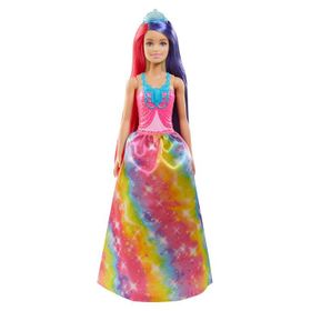 Barbie GTF37 Pembe Saçlı Denizkızı Dreamtopia Uzun Saçlı Bebekler