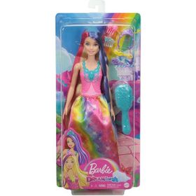 Barbie GTF37 Pembe Saçlı Denizkızı Dreamtopia Uzun Saçlı Bebekler