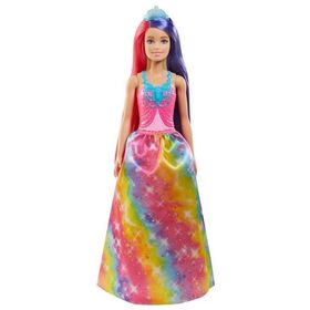 Barbie GTF37 Pembe Saçlı Denizkızı Dreamtopia Uzun Saçlı Bebekler
