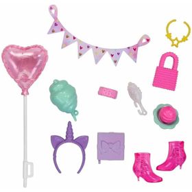 Barbie GWD98-HWV73 Barbie'nin Moda Aksesuarları Paketi