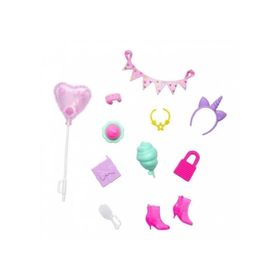 Barbie GWD98-HWV73 Barbie'nin Moda Aksesuarları Paketi