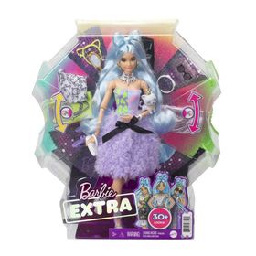 Barbie GYJ69 Extra Mavi Saçlı Bebek ve Aksesuarları