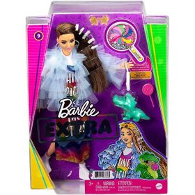 Barbie GYJ78 Extra Renkli Elbiseli Bebek