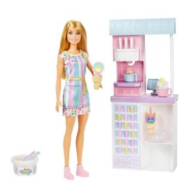 Barbie HCN46 Dondurma Dükkanı Oyun Seti