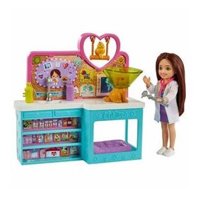 Barbie HGT12 Chelsea Meslekleri Öğreniyor Veteriner Oyun Seti