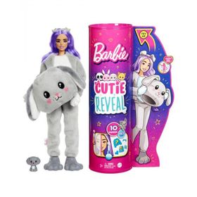 Barbie HHG21Cutie Reveal Doll ile Yavru Kostüm Peluş Oyuncak