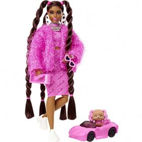 Barbie HHN06 Extra Nostaljik Kıyafetli Bebek