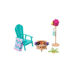 Barbie HJV35-HJV33 Barbie'nin Ev Dekorasyonu Oyun Seti