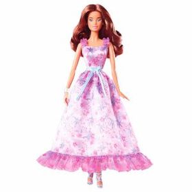 Barbie HJX01-JBJ08 Fiyonk Elbiseli Doğum Günü Bebeği