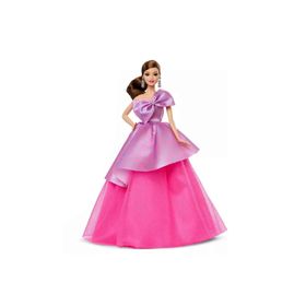 Barbie HJX01-JBJ08 Fiyonk Elbiseli Doğum Günü Bebeği