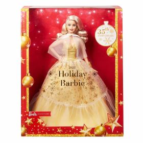 Barbie HJX04 2023 Mutlu Yıllar Sarışın Bebek