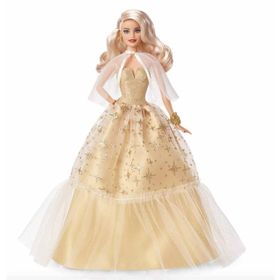 Barbie HJX04 2023 Mutlu Yıllar Sarışın Bebek