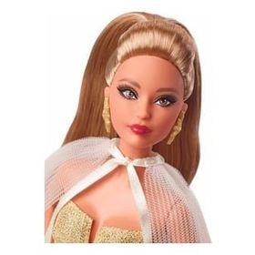 Barbie HJX06 2023 Mutlu Yıllar Kumral Bebek