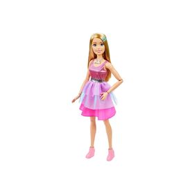 Barbie HJY02 71 cm Büyük Boy Düz Sarı Saçlı Büyük Prenses Bebek