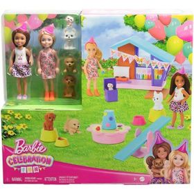 Barbie HJY88 Chelsea Köpekçiğin Doğum Günü Oyun Seti