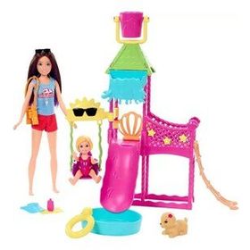 Barbie HKD80 Kaptan Bebek ve Su Parkı Oyun Seti