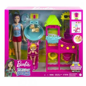 Barbie HKD80 Kaptan Bebek ve Su Parkı Oyun Seti