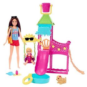 Barbie HKD80 Kaptan Bebek ve Su Parkı Oyun Seti
