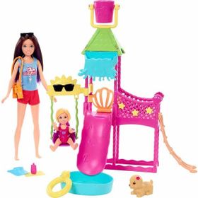 Barbie HKD80 Skipper'ın Su Parkı Eğlencesi Oyun Seti